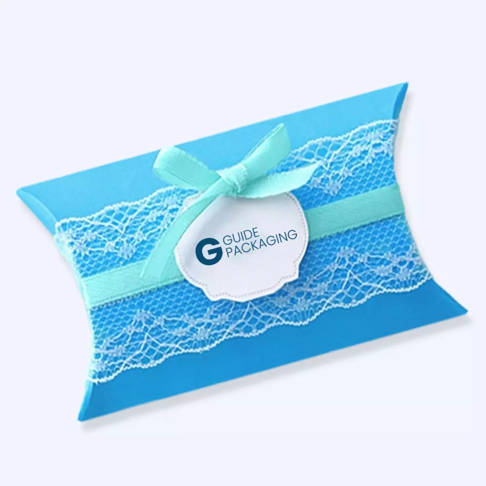 Ribbon Closure Pillow Boxes